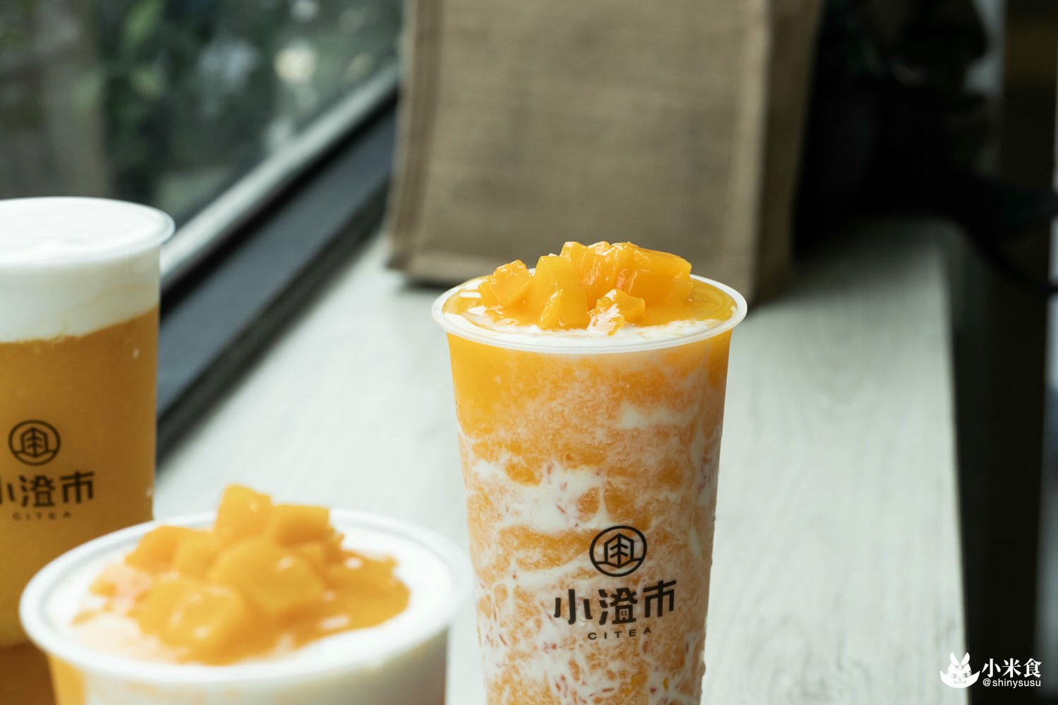 小澄市精誠旗艦店|傾心芒芒。金黃閃亮亮登場|楊枝甘露芒果季閃亮登場|台中手搖飲推薦 - 第18張圖