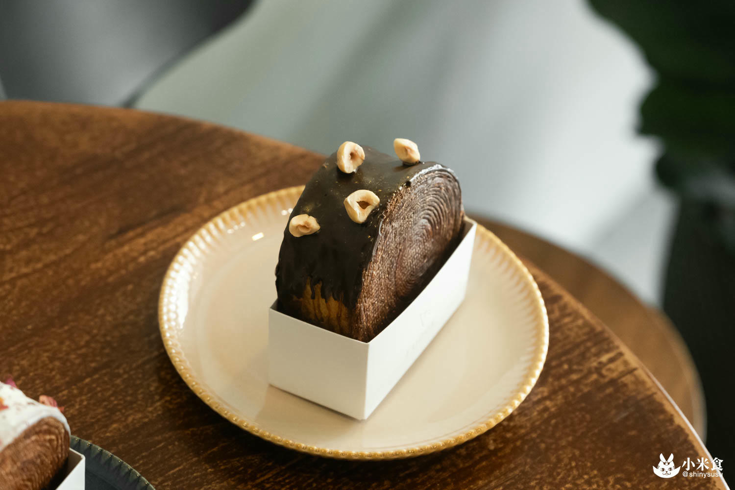 法奇甜點FUDGE|充滿空氣感的脆度。我愛法式可頌|台中沙鹿好評必吃甜點咖啡+1|芒果季甜點推薦 - 第40張圖