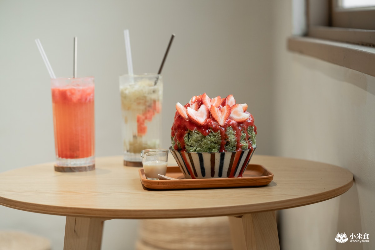 台中市霧峰區古辰希子GCCZ 日式刨冰 光復新村店｜2024台中景點推薦，草莓季甜點