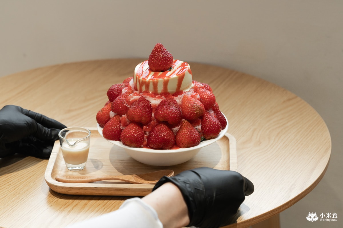 台中市霧峰區古辰希子GCCZ 日式刨冰 光復新村店｜2024台中景點推薦，草莓季甜點