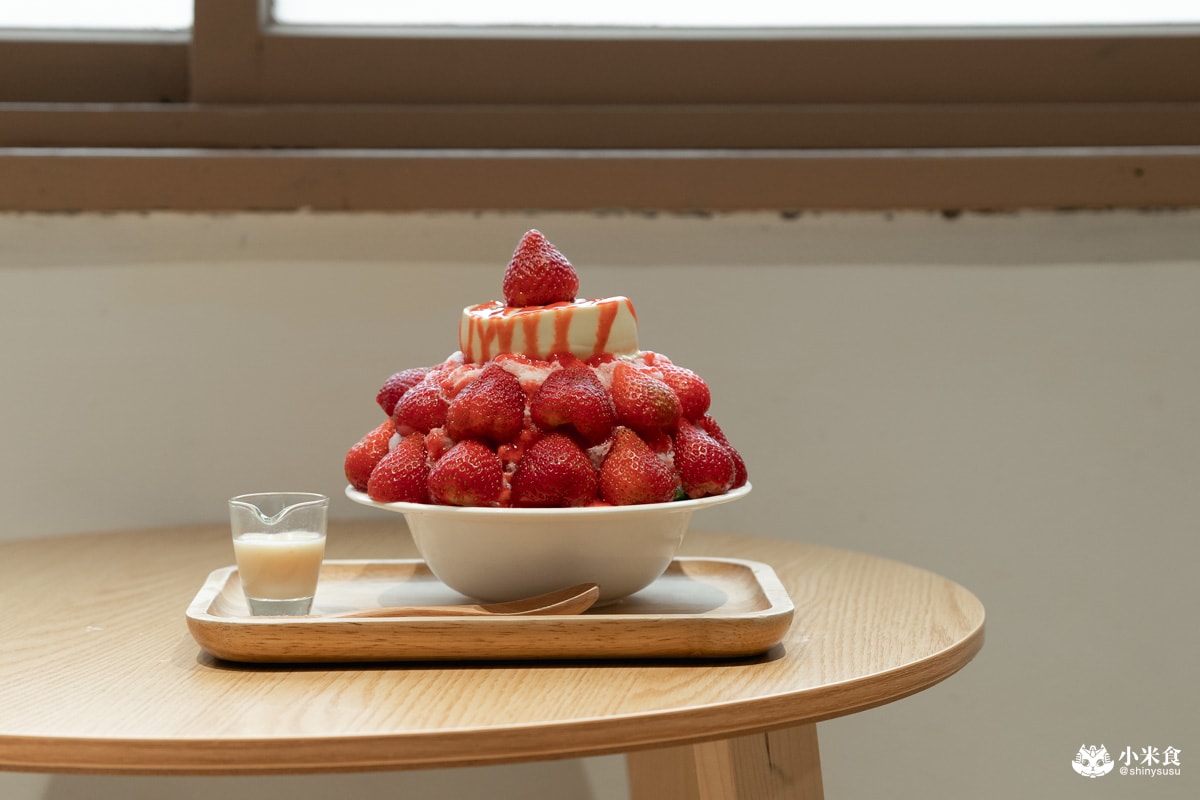 台中市霧峰區古辰希子GCCZ 日式刨冰 光復新村店｜2024台中景點推薦，草莓季甜點