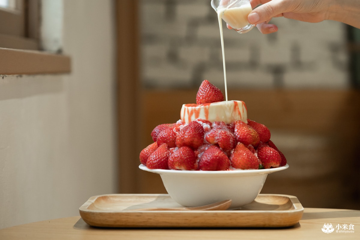 台中市霧峰區古辰希子GCCZ 日式刨冰 光復新村店｜2024台中景點推薦，草莓季甜點