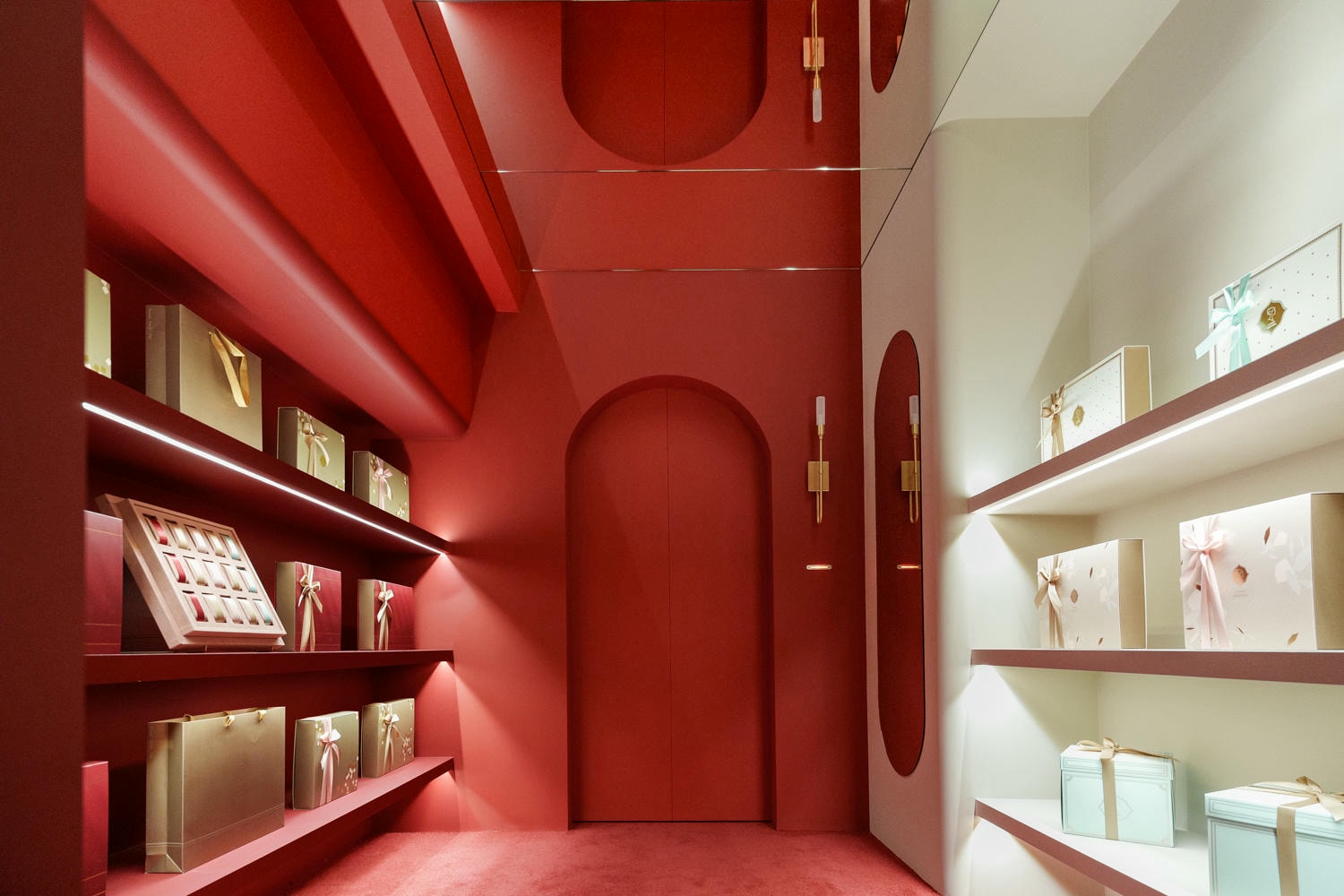 Candy Wedding喜餅|2025台中手工喜餅推薦|步上浪漫紅色緞帶階梯,法式囍餅、彌月蛋糕 - 第33張圖