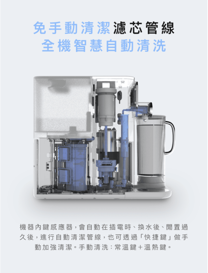 POIEMA DrinkUP Pro RO 瞬熱淨水器|一鍵喝好水,免安裝、免接管線、插電即用,2025桌上型飲水機推薦 - 第22張圖