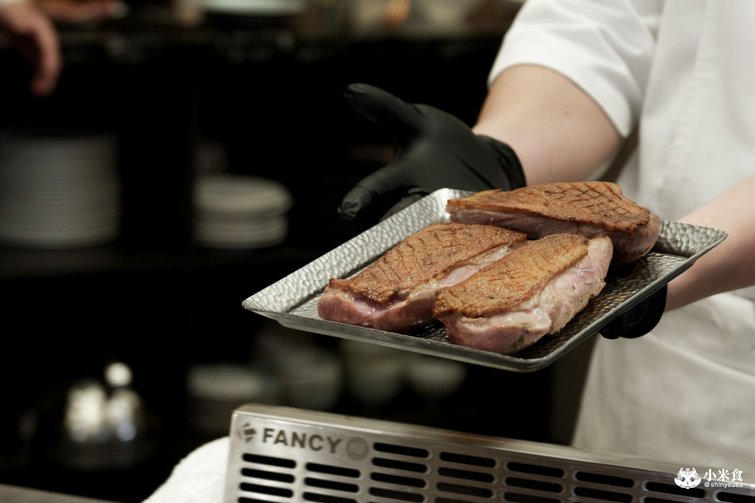 夏登法式鐵板燒 宜蘭櫻桃鴨胸・黑糖橙汁醬 夏登法式鐵板燒 宜蘭櫻桃鴨胸・黑糖橙汁醬