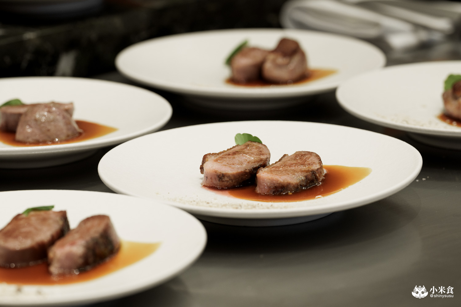 夏登法式鐵板燒 宜蘭櫻桃鴨胸・黑糖橙汁醬 夏登法式鐵板燒 宜蘭櫻桃鴨胸・黑糖橙汁醬