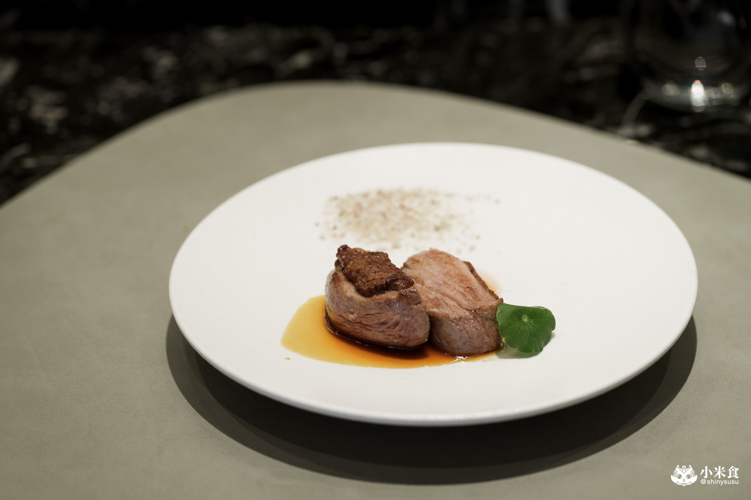 夏登法式鐵板燒 宜蘭櫻桃鴨胸・黑糖橙汁醬 夏登法式鐵板燒 宜蘭櫻桃鴨胸・黑糖橙汁醬