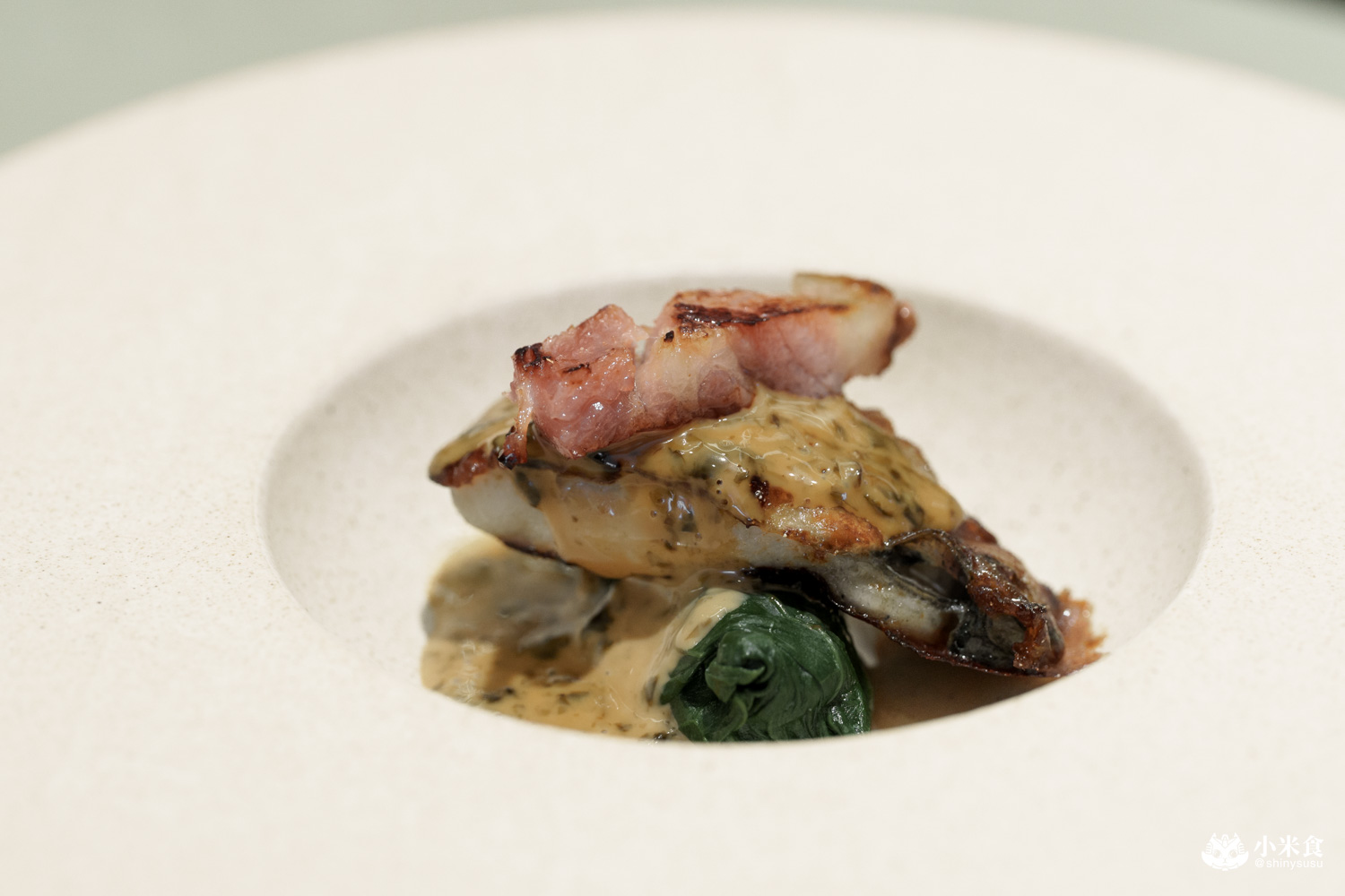 夏登法式鐵板燒 日本播磨生蠔・昆布荷蘭醬 夏登法式鐵板燒 日本播磨生蠔・昆布荷蘭醬