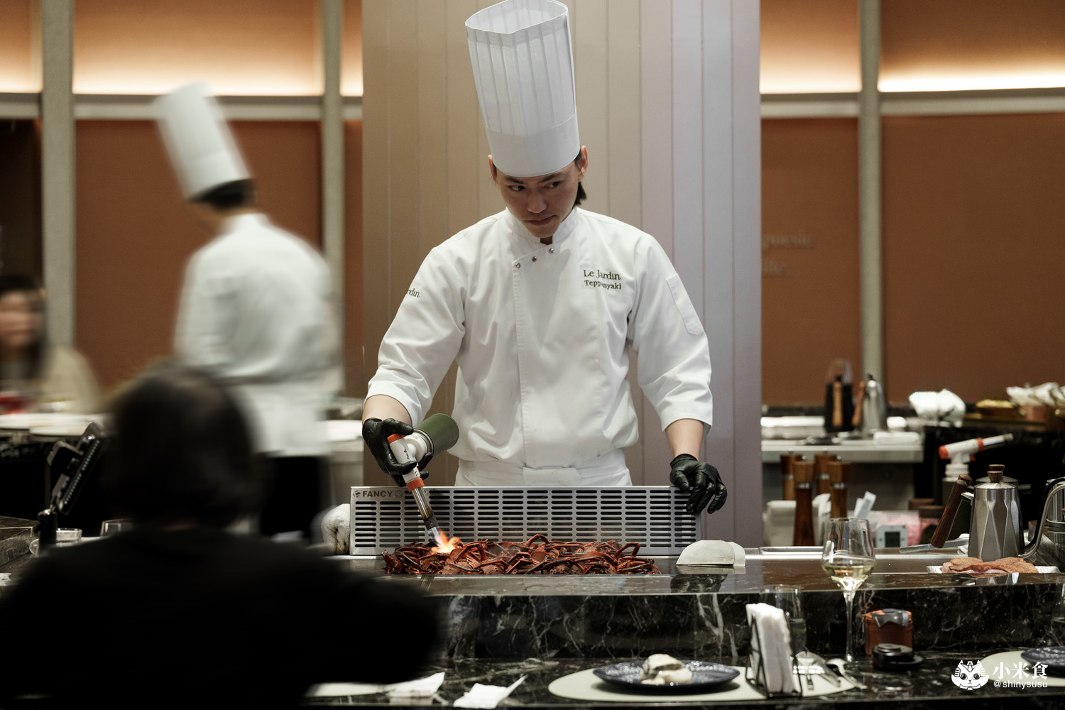 夏登法式鐵板燒 澳洲龍蝦水姑娘 夏登法式鐵板燒|城市香草花園,1450+10% 起的11道無菜單料理,可升級龍蝦套餐,台中南屯鐵板燒推薦