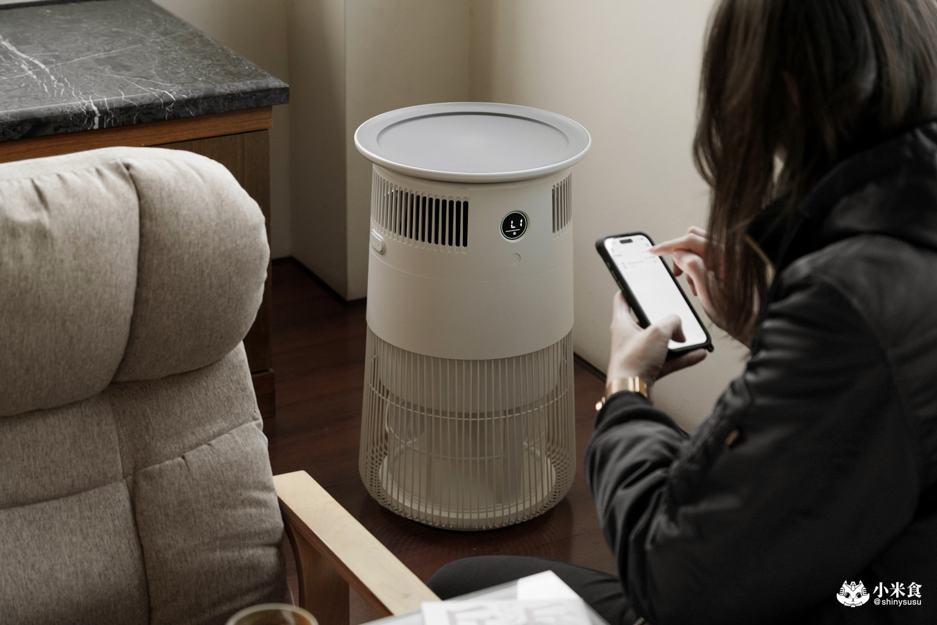 新氣几 POIEMA 空氣淨化器｜空氣清淨機推薦，好水洗、免風乾、零耗材，四層過濾，生活美學家電